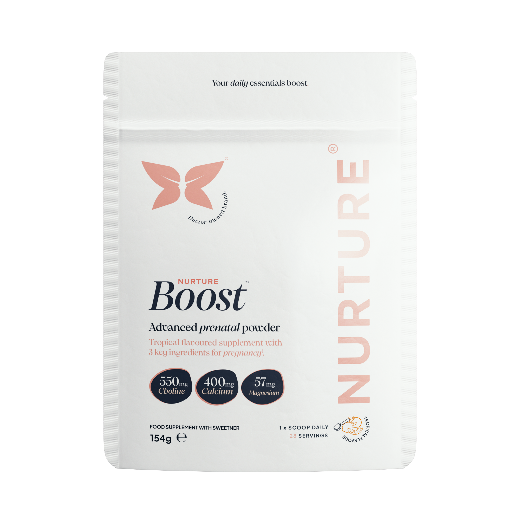 NurtureBoost pouch, front of pack