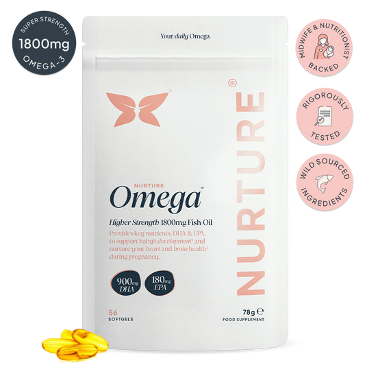 NurtureOmega™ | High-Strength Omega-3 Pregnancy Supplement