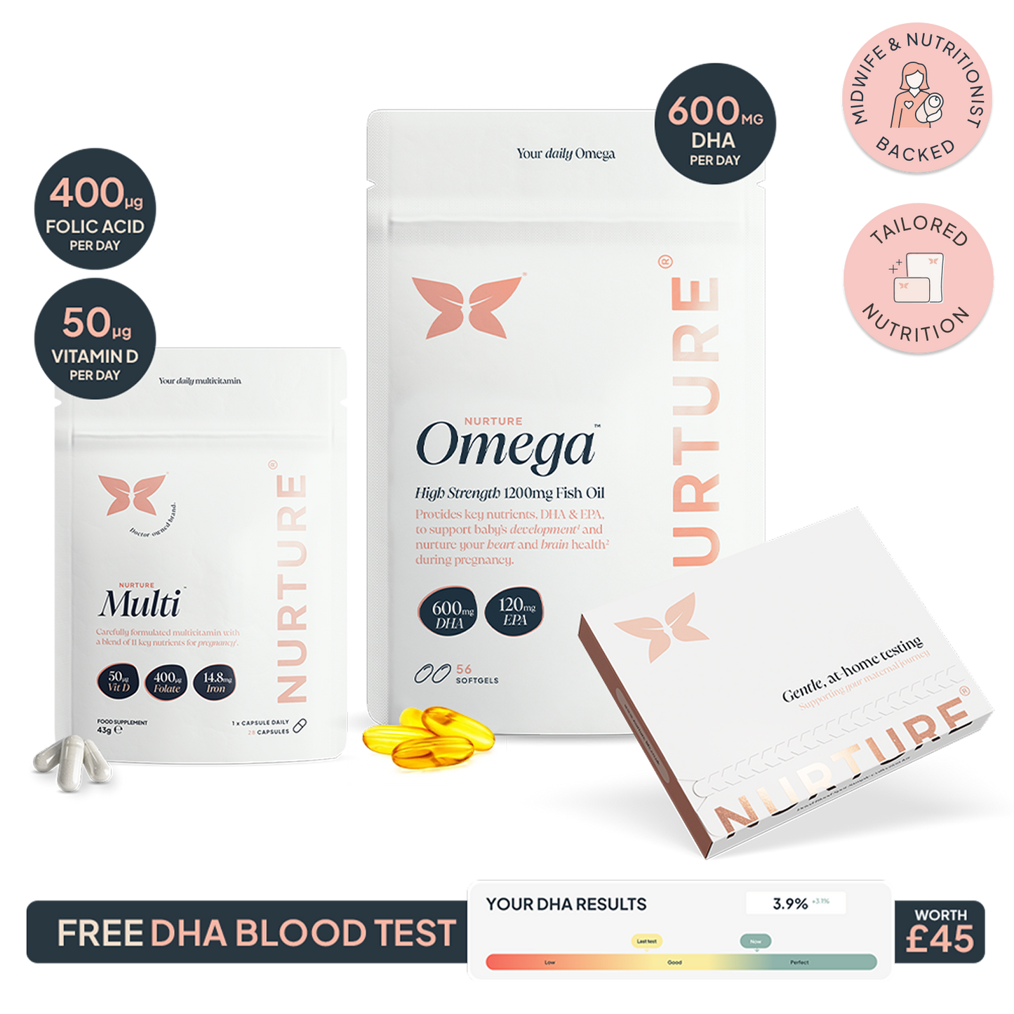 Nurture®Bundle: Complete Pregnancy Supplement Support