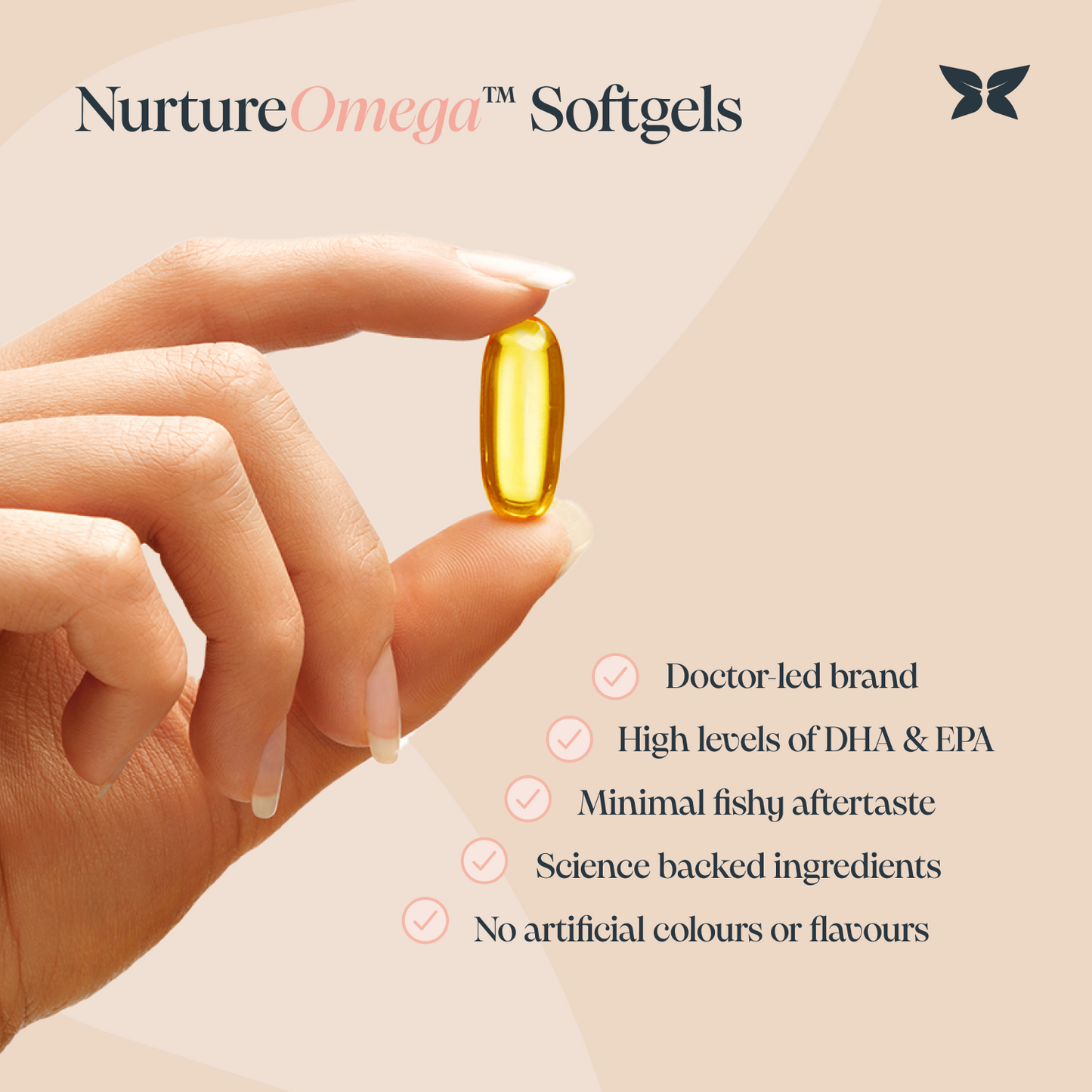 NurtureOmega™ | High-Strength Omega-3 Pregnancy Supplement